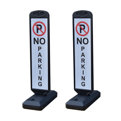 2-Pack 110 cm Double-Sided Reflective Parking Signs