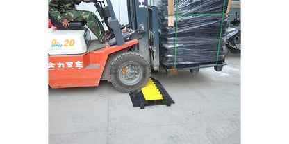 Heavy Duty Cable Protector Ramp with 1, 2, 3 & 5 Channel Options for Cable and Hose Protection