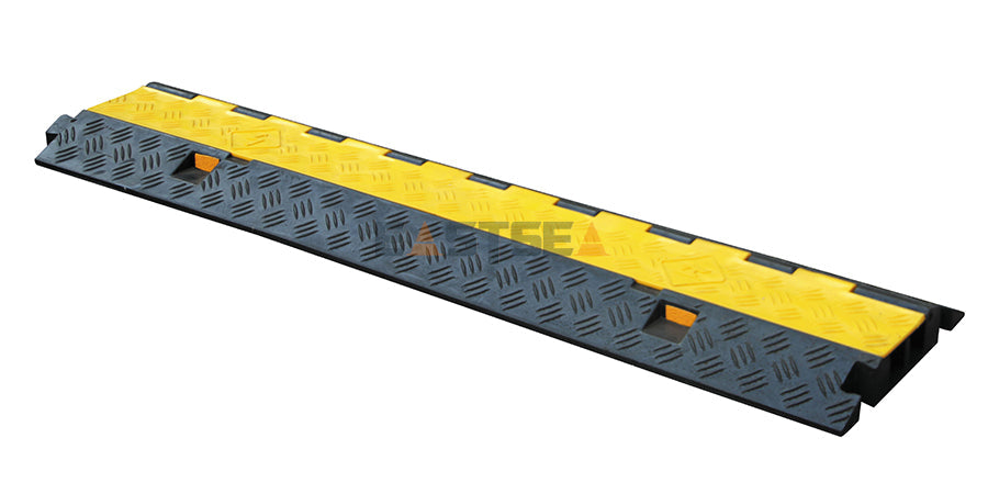 Heavy Duty Cable Protector Ramp with 1, 2, 3 & 5 Channel Options for Cable and Hose Protection