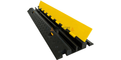 Heavy Duty Cable Protector Ramp with 1, 2, 3 & 5 Channel Options for Cable and Hose Protection