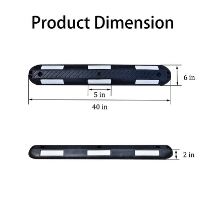 Bicycle Lane Separator - side angle