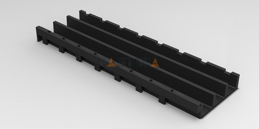 Système de protection de câbles AMS – rampe robuste emboîtable pour la protection des câbles et tuyaux en zones à fort trafic