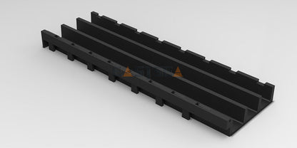 Système de protection de câbles AMS – rampe robuste emboîtable pour la protection des câbles et tuyaux en zones à fort trafic