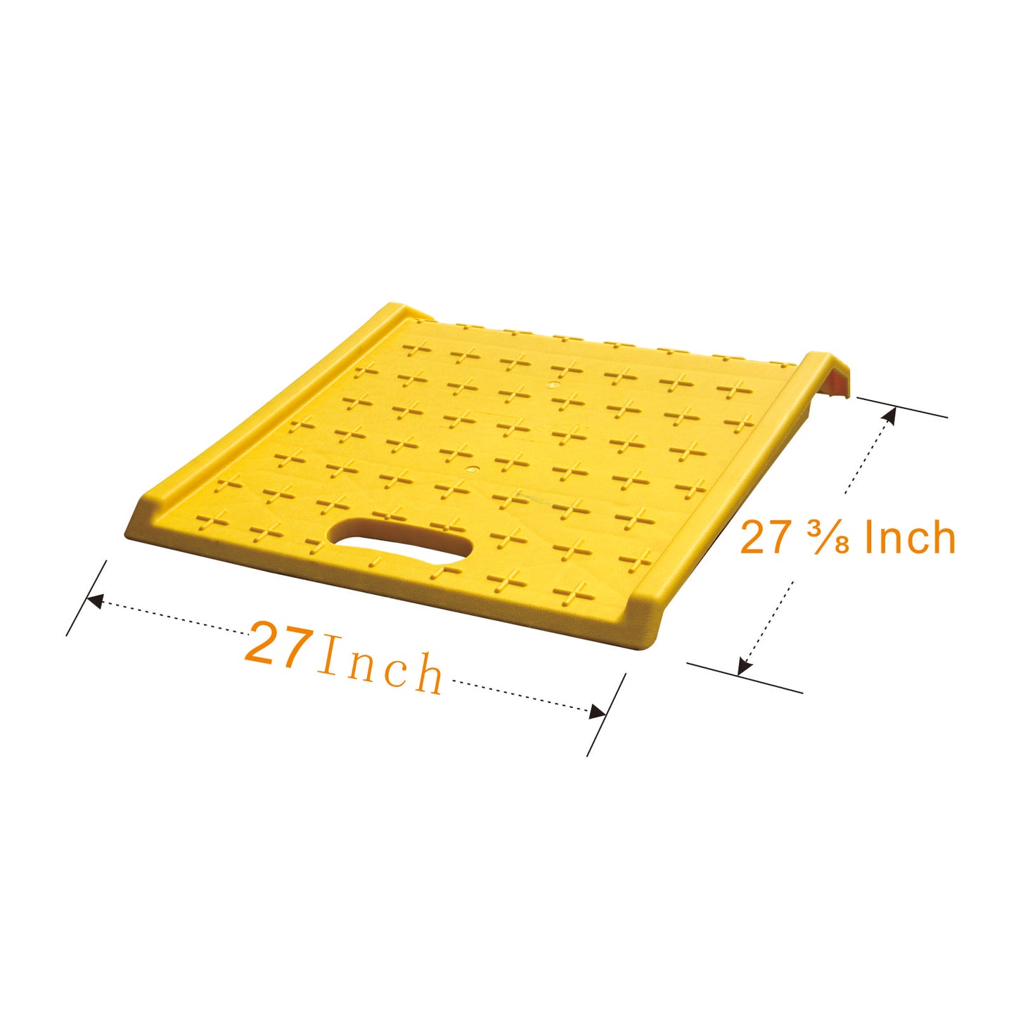 Portable Curb Ramp Product dimensions.