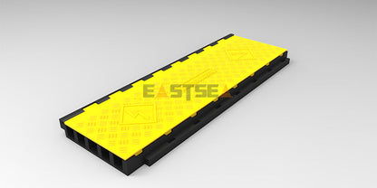 Système de protection de câbles AMS – rampe robuste emboîtable pour la protection des câbles et tuyaux en zones à fort trafic