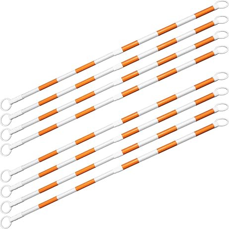 Retractable Traffic Cone Bars - front view