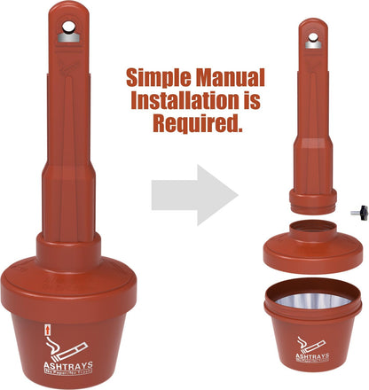 Outdoor Ashtray Cigarette Butt Receptacle