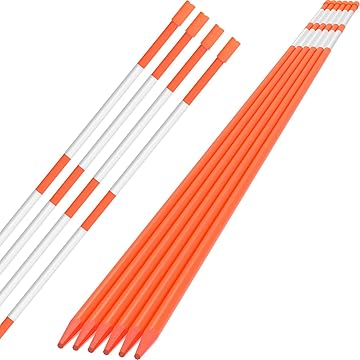 50-Pack Fiberglass Snow Stakes, 117 cm