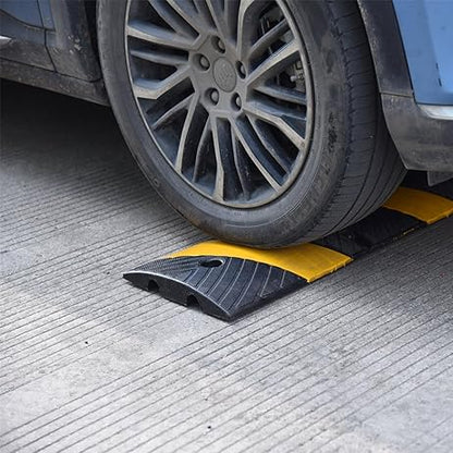Heavy-Duty Rubber Speed Bump Hump
