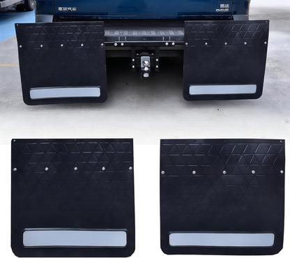 2-Pack Adjustable Hitch Mud Flaps for Trucks and Trailers