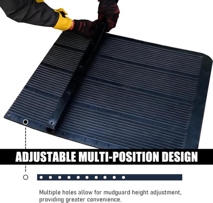 2-Pack Adjustable Hitch Mud Flaps for Trucks and Trailers