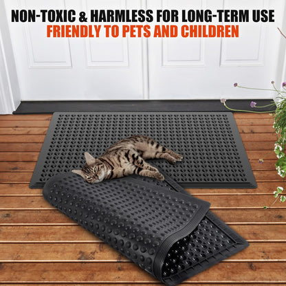 Rubber Bubble Anti-Fatigue Workplace Mat