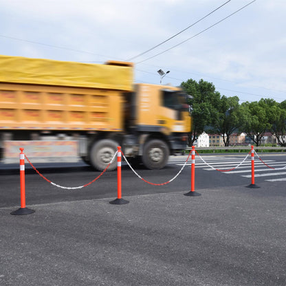 6-Pack Chain Post Set with Fillable Bases