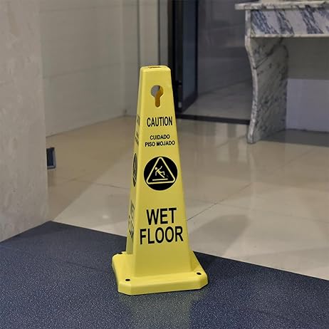 27Inch Caution Safety Cone - full setup