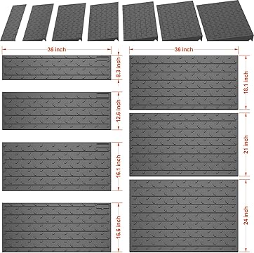 Adjustable Rubber Threshold Ramp