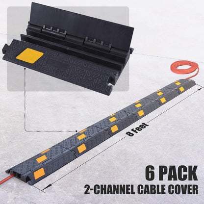 6 pcs Cable Protector Ramp