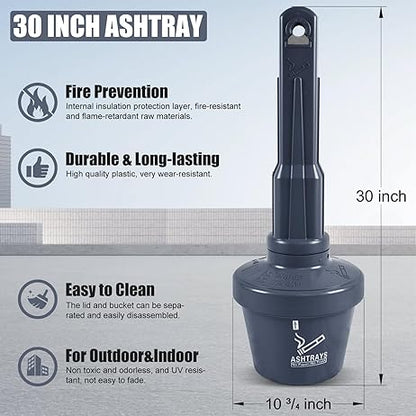 Outdoor Ashtray Cigarette Butt Receptacle