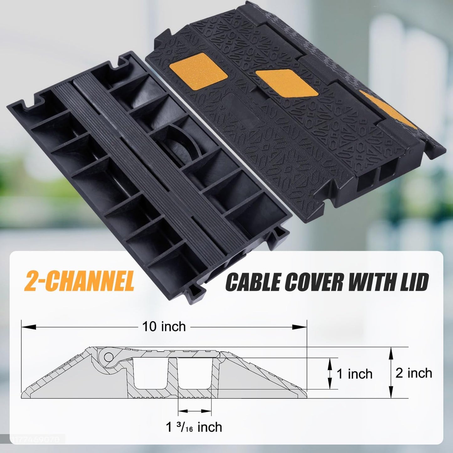6 pcs Cable Protector Ramp