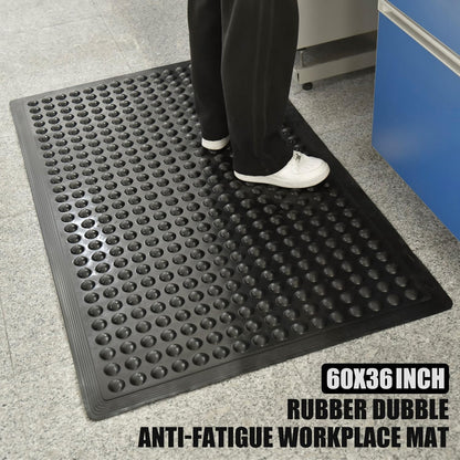 Rubber Bubble Anti-Fatigue Workplace Mat