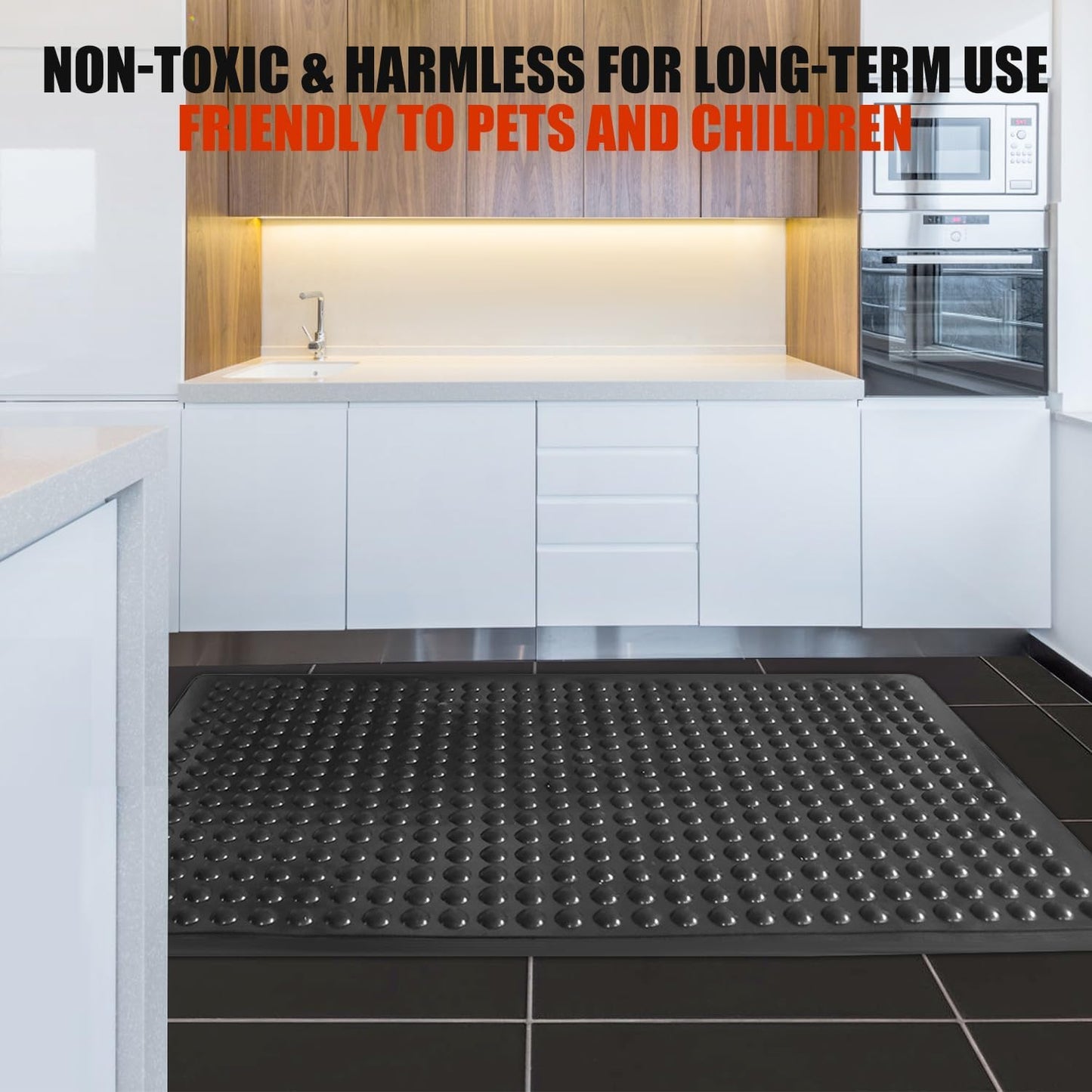 Rubber Bubble Anti-Fatigue Workplace Mat