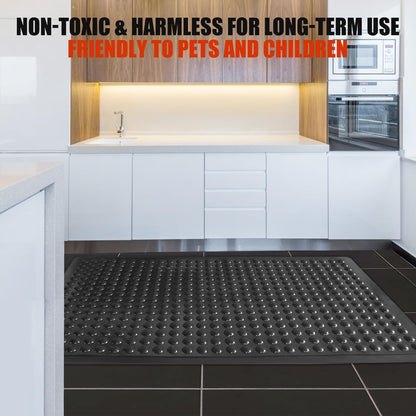 Rubber Bubble Anti-Fatigue Workplace Mat