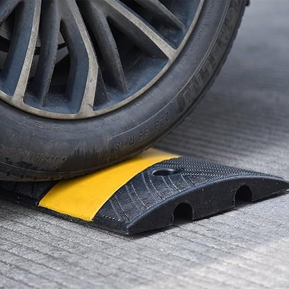 Heavy-Duty Rubber Speed Bump Hump