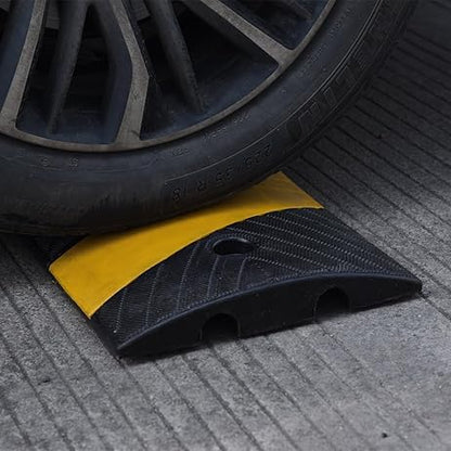 Heavy-Duty Rubber Speed Bump Hump