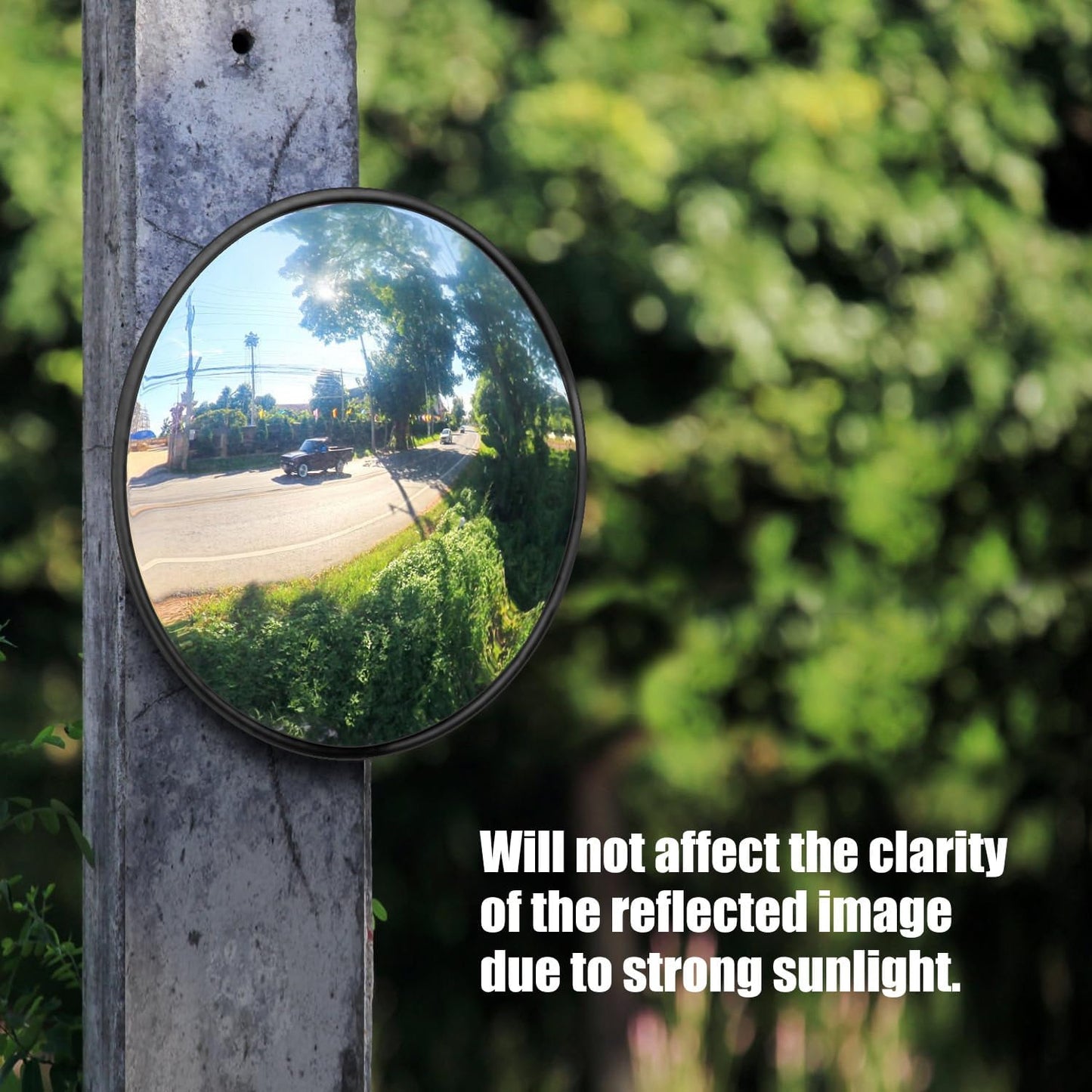 Wall-Mounted Convex Traffic Mirror, 45–80 cm