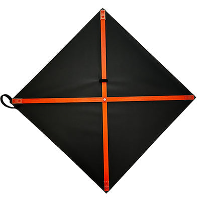 48 in Reflective Orange Vinyl Roll-Up Sign