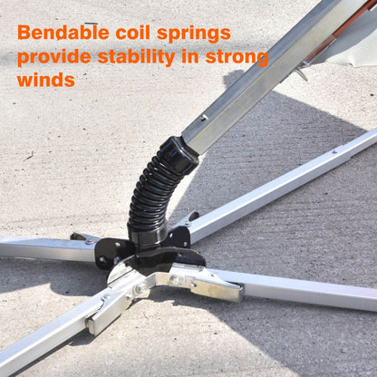 Heavy-Duty Metal Roll-Up Sign Stand