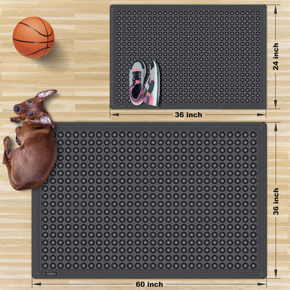 Rubber Bubble Anti-Fatigue Workplace Mat