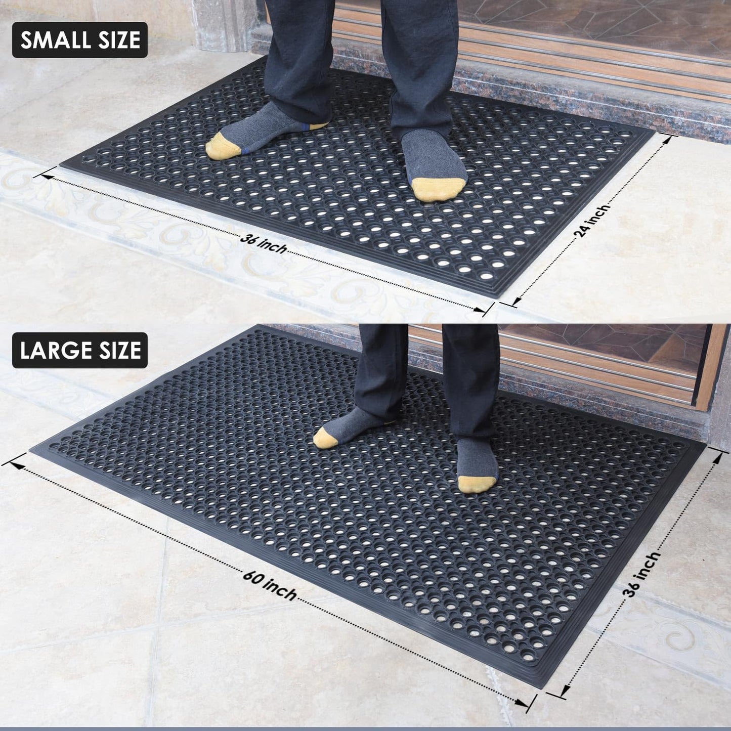Rubber Anti-Slip Drainage Mat