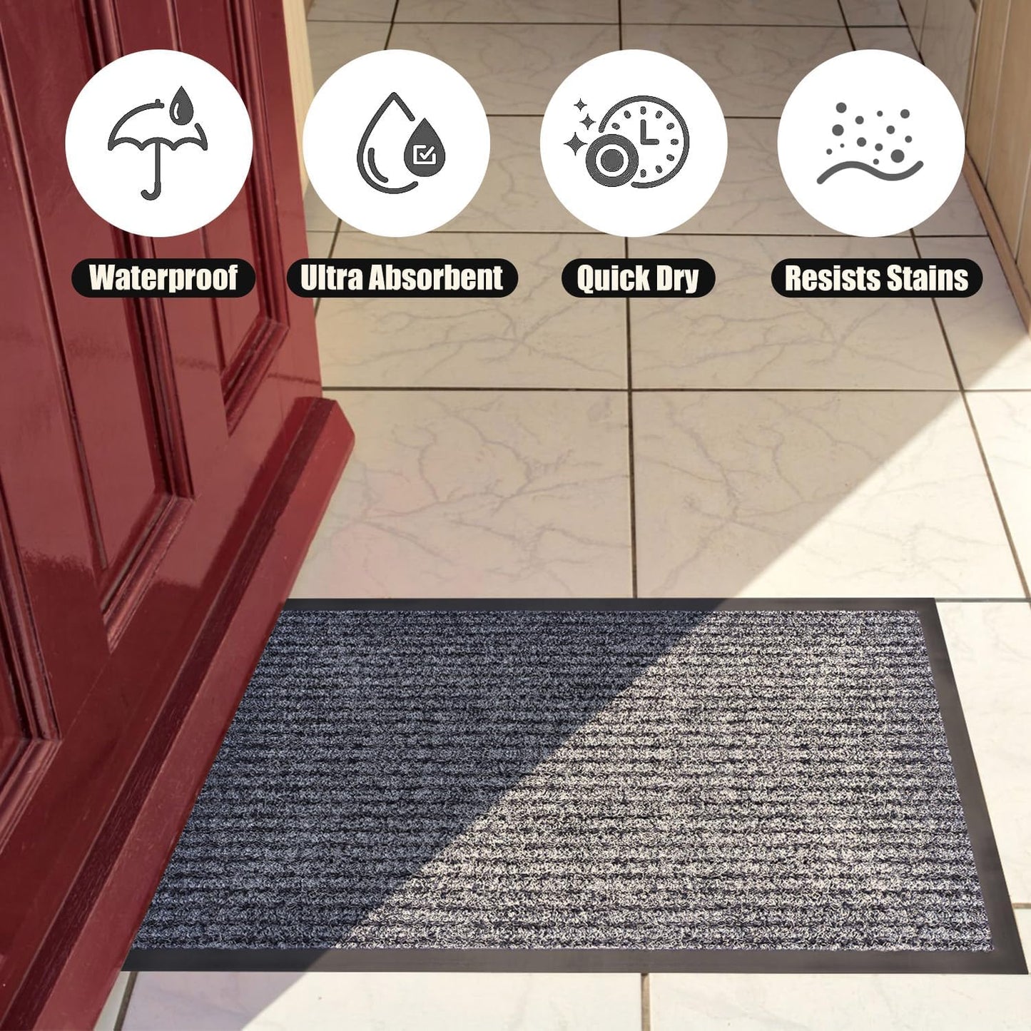 Brush-Step Entrance Mat