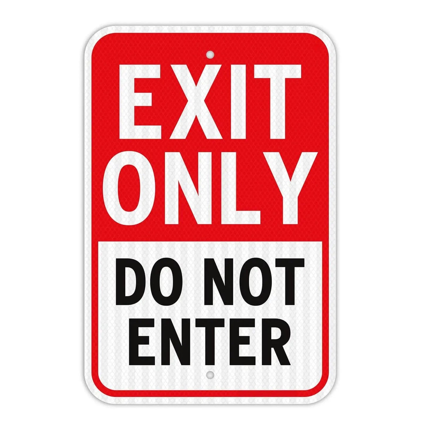 Exit Only / Do Not Enter Sign