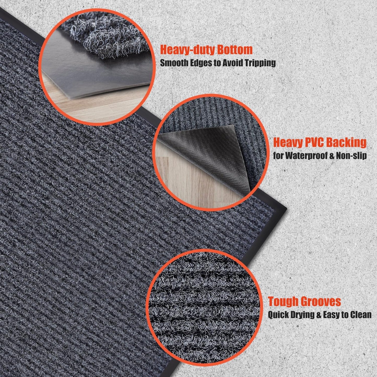 Brush-Step Entrance Mat