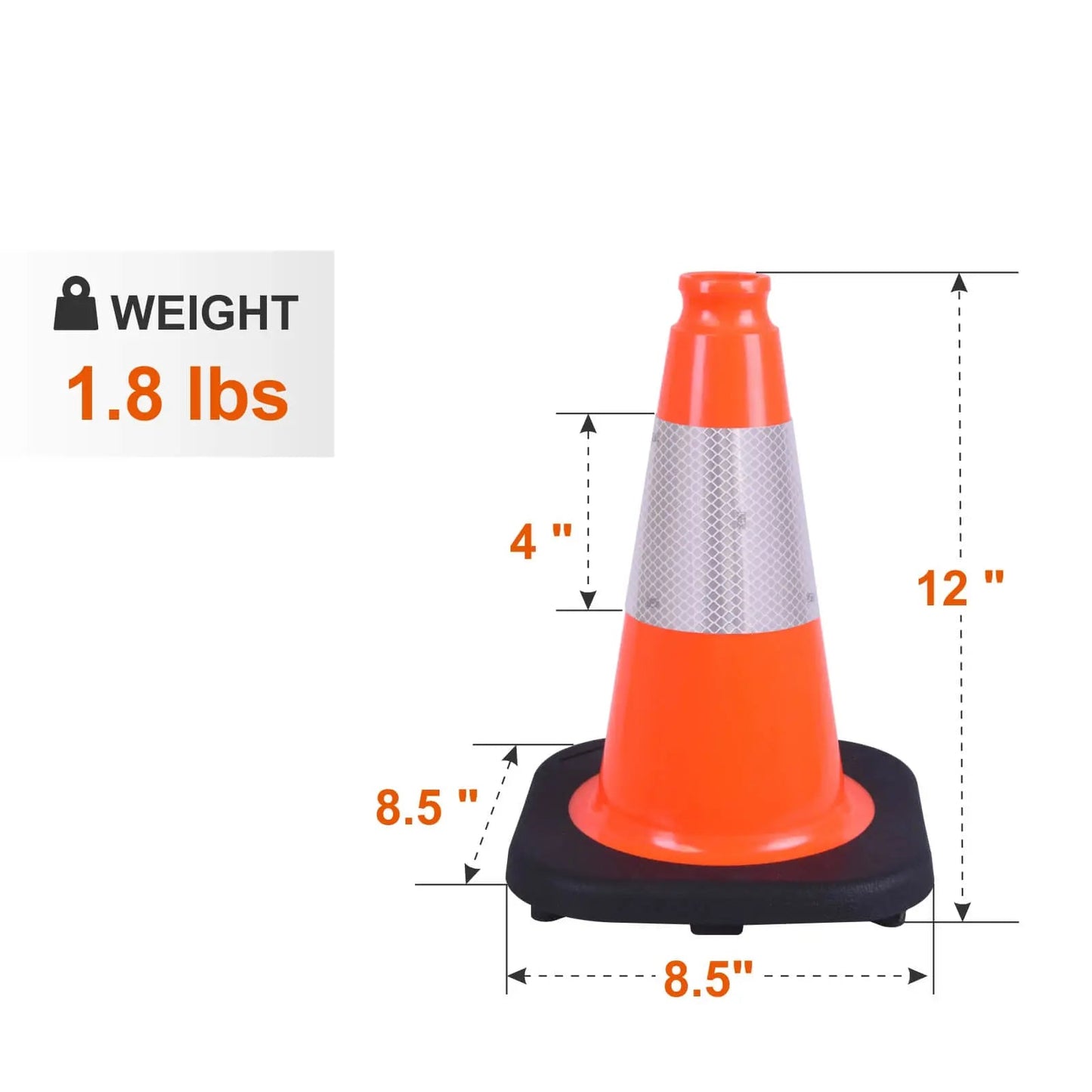 Wide Body MUTCD Traffic Cone