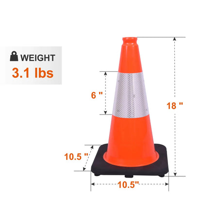 Slim Body MUTCD Traffic Cone