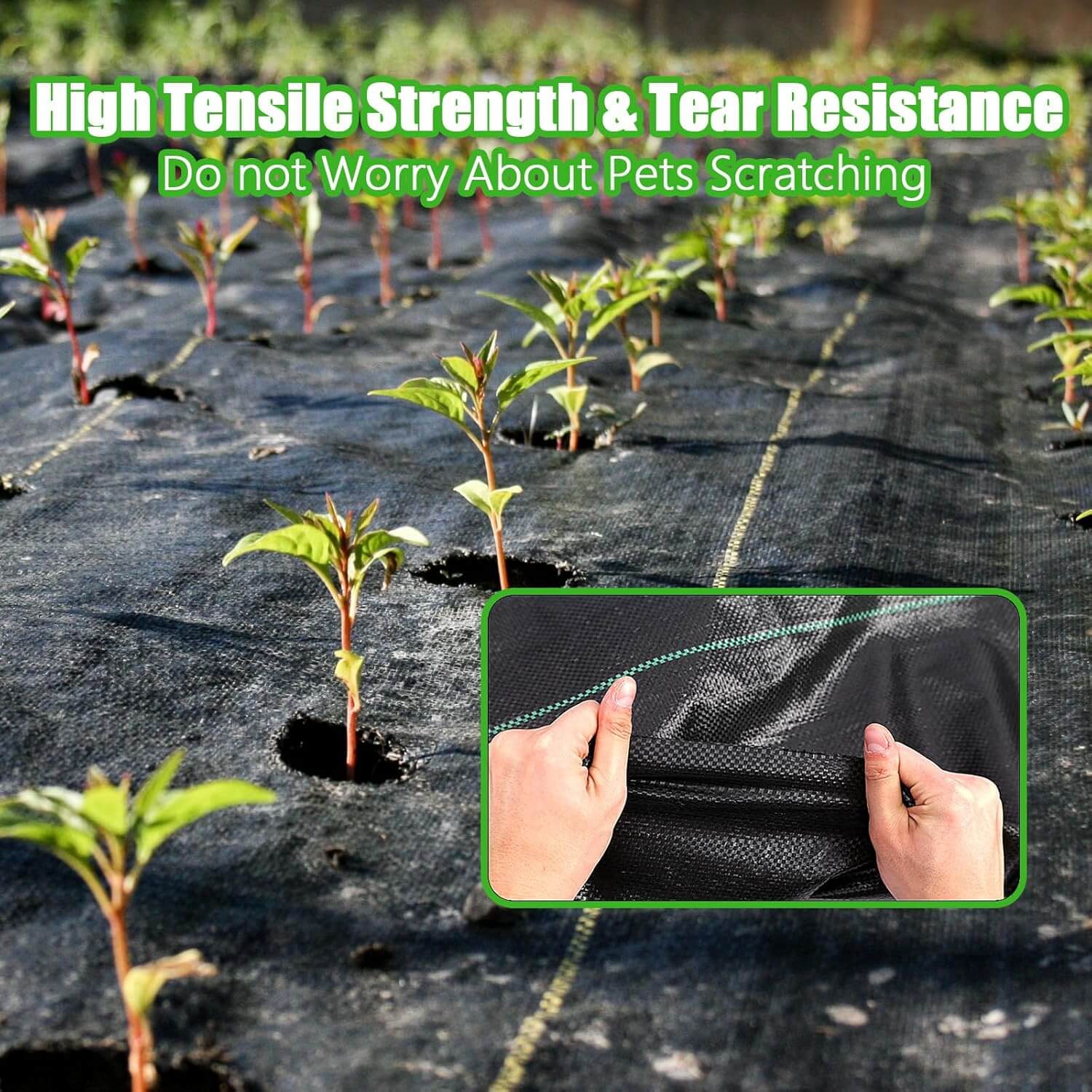 Weed Barrier Landscape Fabric - product dimensions