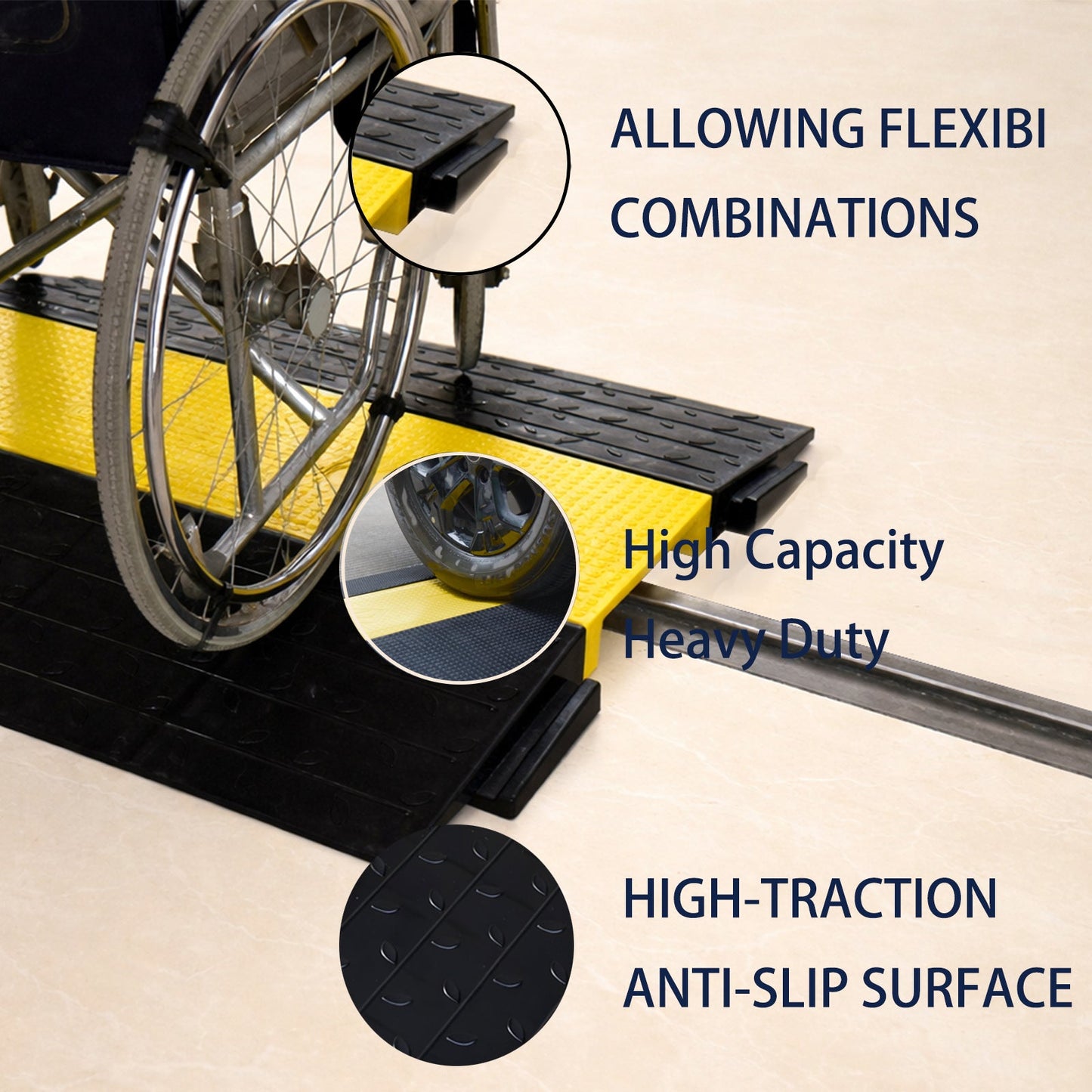 Threshold Bridge Ramp for Wheelchairs