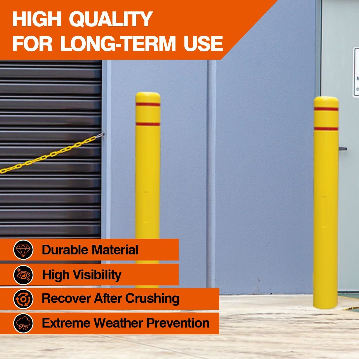 4-7 in Bollard Cover