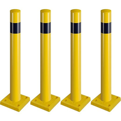Spring-Back Safety Bollard, 4-Pack