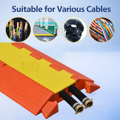 5 cm Drive-Over Cable Protector Ramp