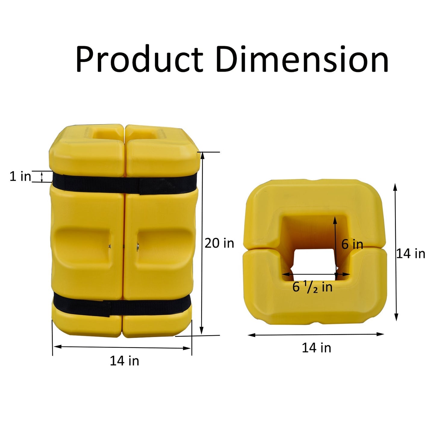 36/41 cm Heavy-Duty Column Protector