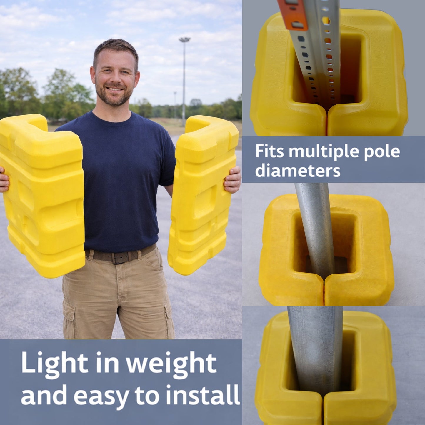 36/41 cm Heavy-Duty Column Protector