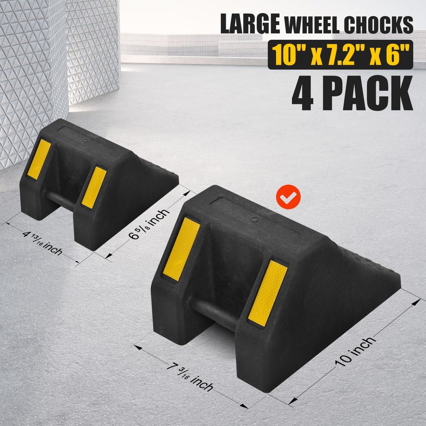 Heavy-Duty Wheel Chock