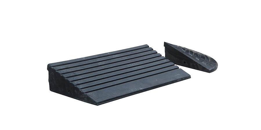 Black Rubber Kerb Ramp
