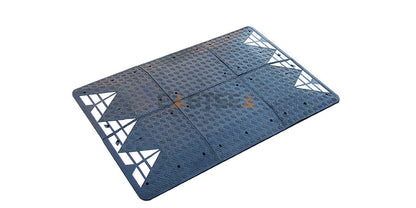 Speed Cushion [Black & Standard] | Heavy-Duty Traffic Calming Solution for Roads, Parking Lots, School Zones & Private Roads