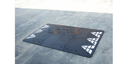 Speed Cushion [Black & Standard] | Heavy-Duty Traffic Calming Solution for Roads, Parking Lots, School Zones & Private Roads