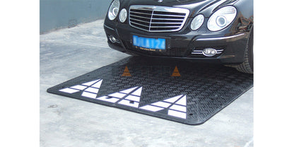 Speed Cushion [Black & Standard] | Heavy-Duty Traffic Calming Solution for Roads, Parking Lots, School Zones & Private Roads