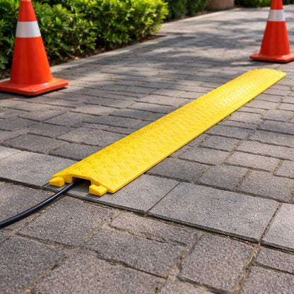 2-Pack Black/Yellow Drop-Over Cable Ramps